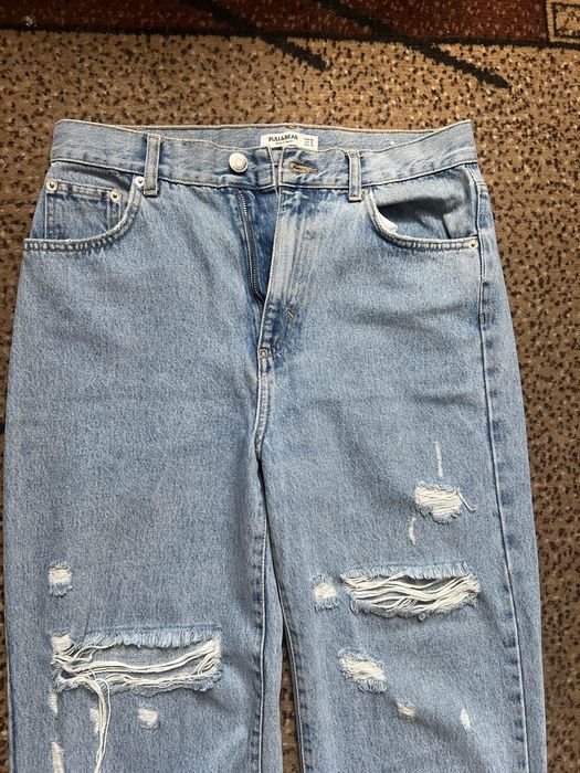 Джинси з подертостями pullandbear, сині