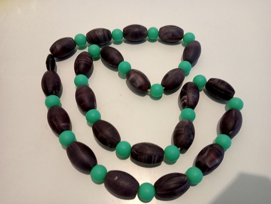 Naszyjnik, korale dla mamy. Gumowe do gryzienia przez dzieci ,gryzak