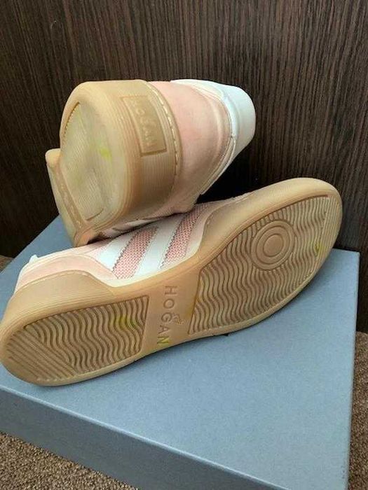 кроссовки из замши и текстиля  Hogan