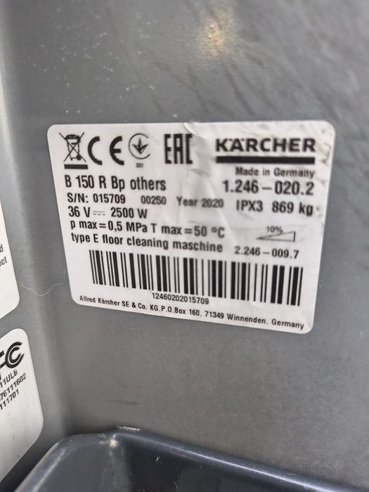 Myjka szorowarka Karcher B 150  R