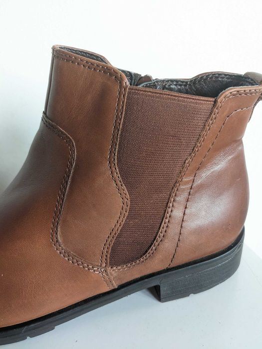 Skórzane sztyblety Hush Puppies, rozmiar 38.