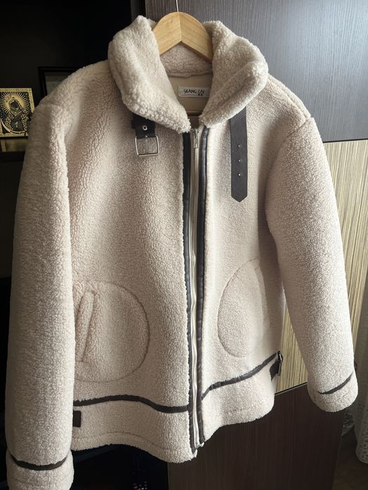 Жіноча тепла дублянка тедді