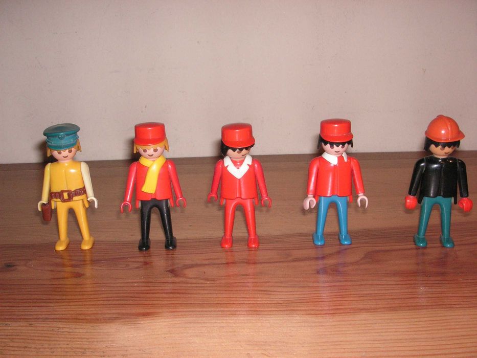 Playmobil Figures: Police Officers and Other Geobra Figures from 1974