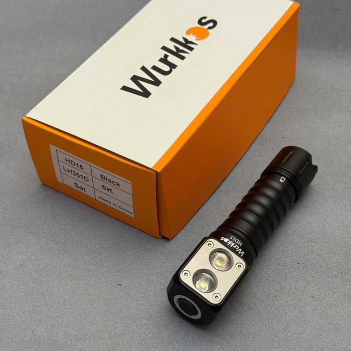 Ліхтар Wurkkos HD15, 5000K — стан нового. Акум 18650 у комплекті