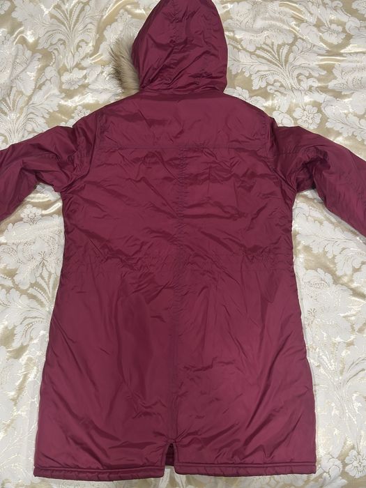 Куртка ,парка з натуральним песцом осіння