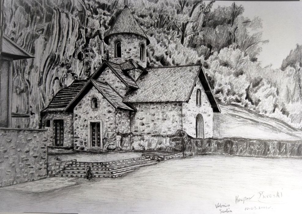 Sprzedam rysunek wykonany ołówkiem na formacie A4