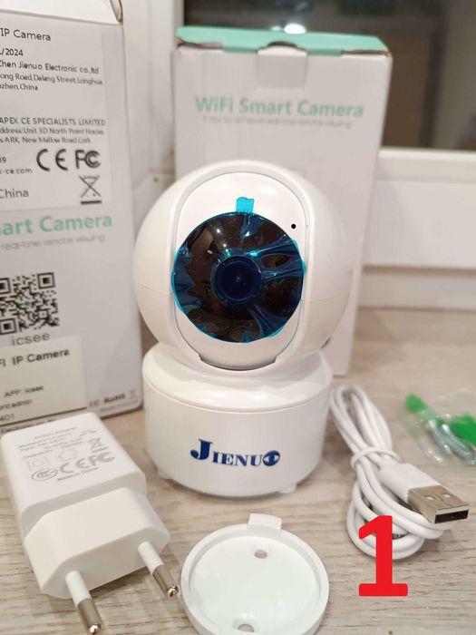 JIENUO 2 MP, IP-камера Wi-Fi, AI, Ночное видение, icsee, НОВАЯ