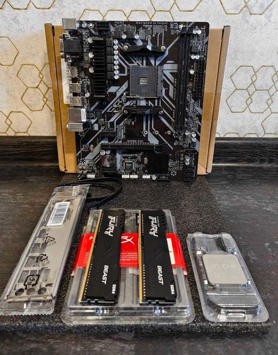 Ryzen 5 3600 + Материнка плата B450 + 16 DDR4 3200 MHz Комплект AM4