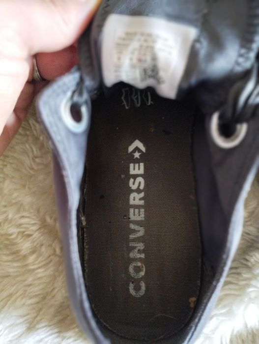 Tênis All Star Converse cinza acetinados