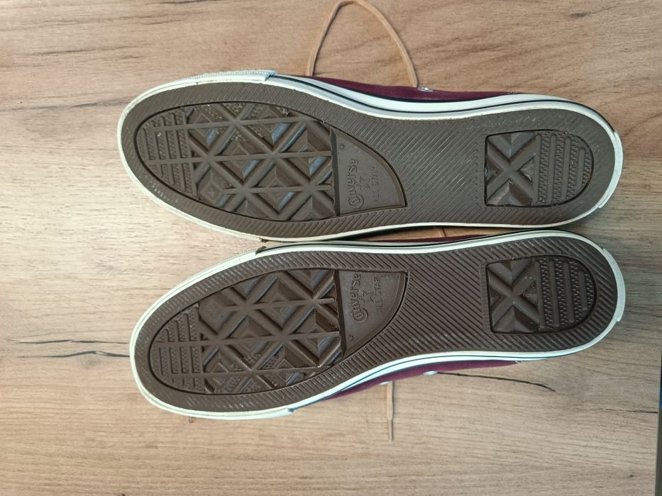 Buty Converse All Star trampki rozm.41, krótkie,bordowe,stan bardzo do
