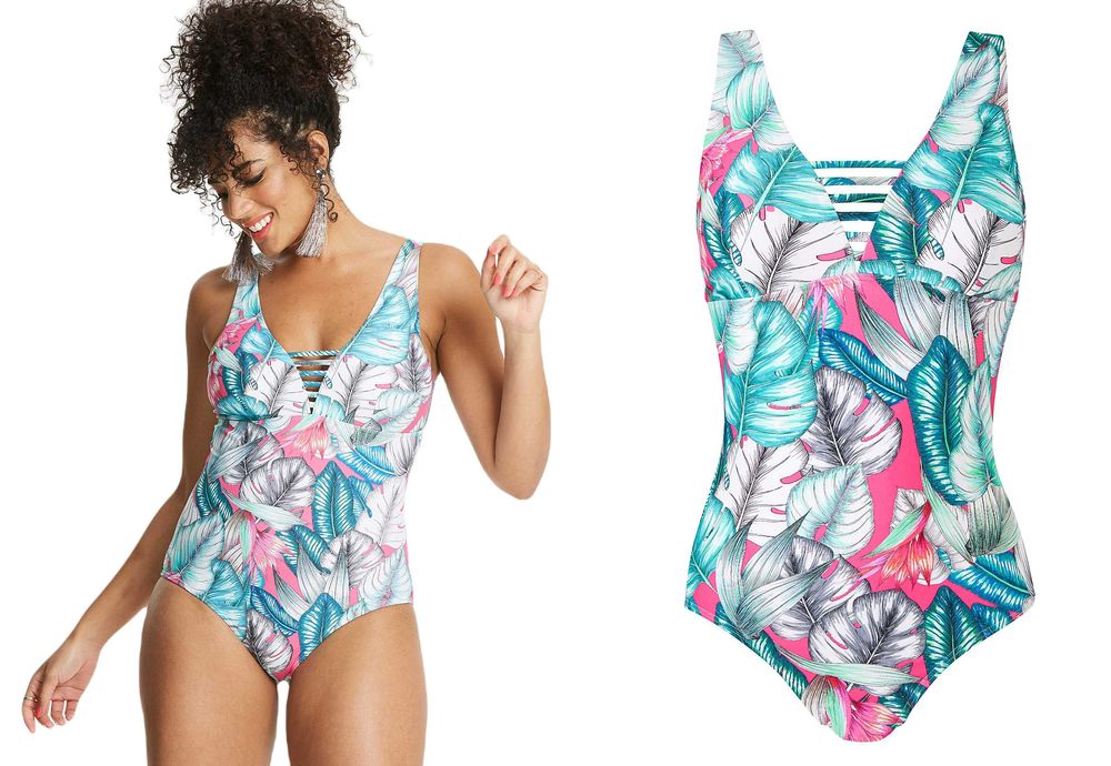 61T Simply Yours strój kostium kąpielowy jednoczęściowy 44