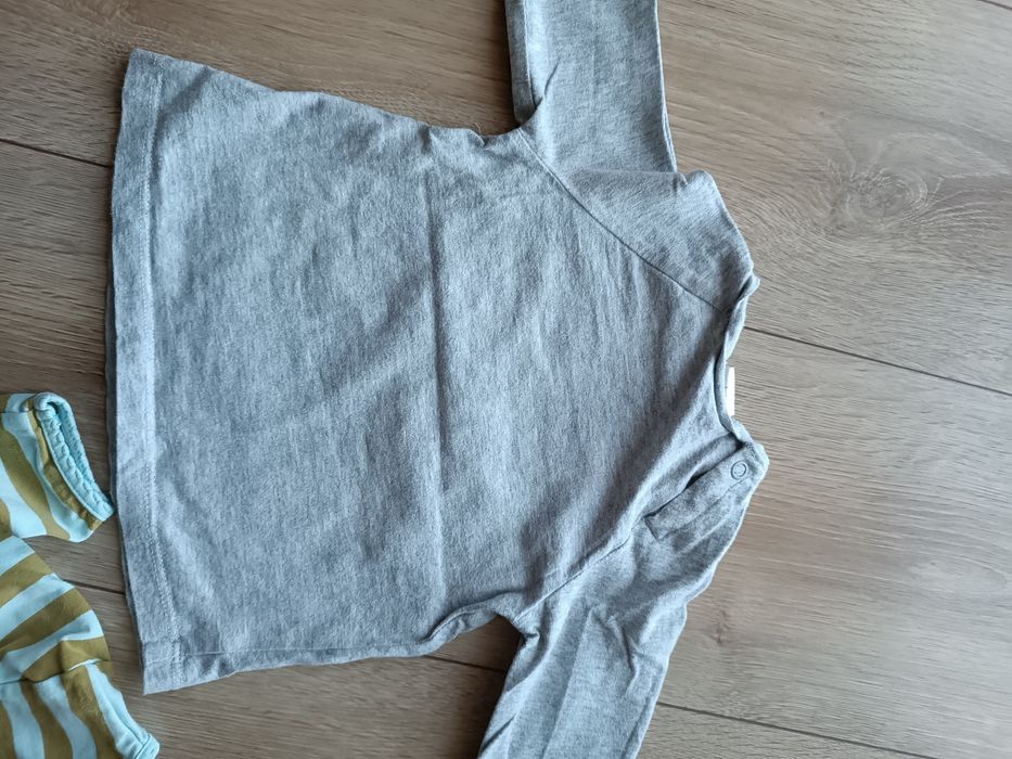 2 szt koszulka z długim rękawem rozm. 74 H&M