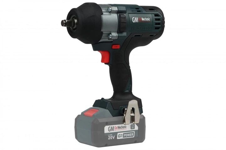 Ключ Гайковер акумуляторний ударний бещітковий GM 1/2 1350 NM