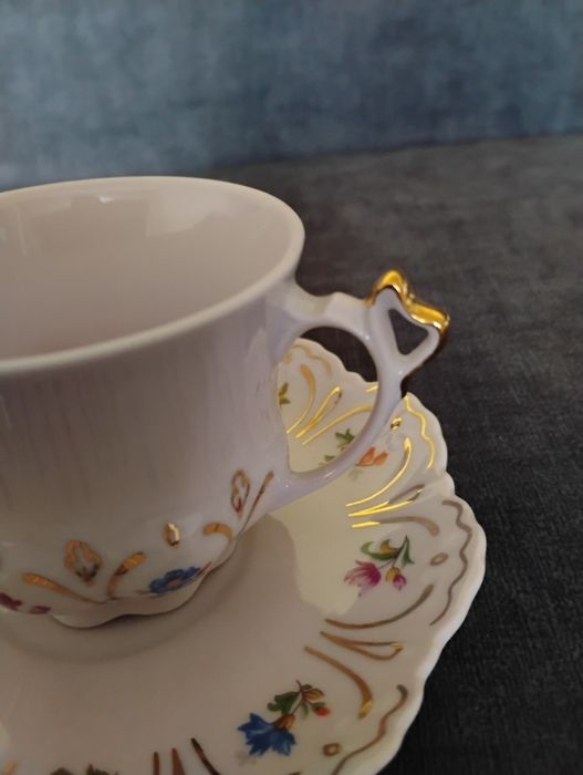 Filiżanka różowa porcelana