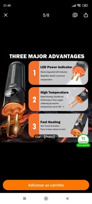 Pistola colar plástico