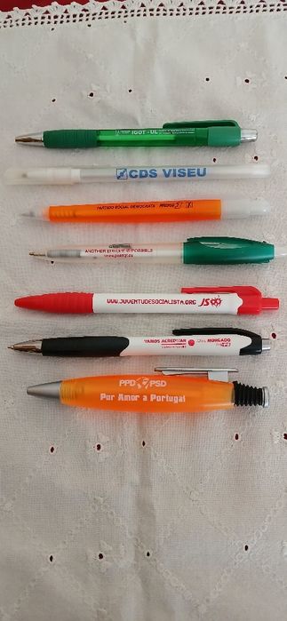 Esferográficas publicitárias/política