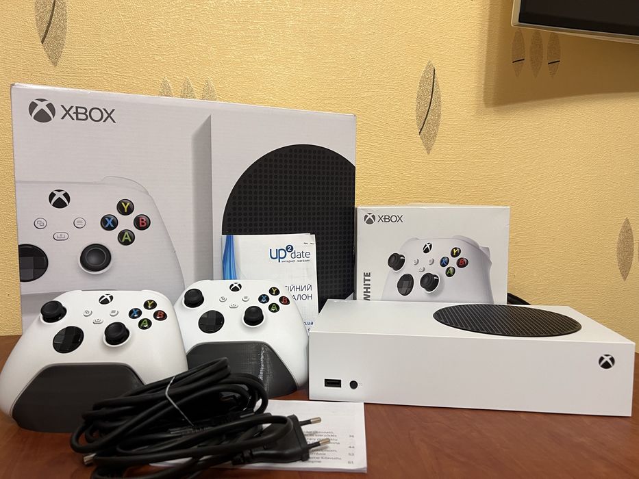 Ігрова консоль Xbox Series S 512GB+ 2 геймпади+ коробка!
