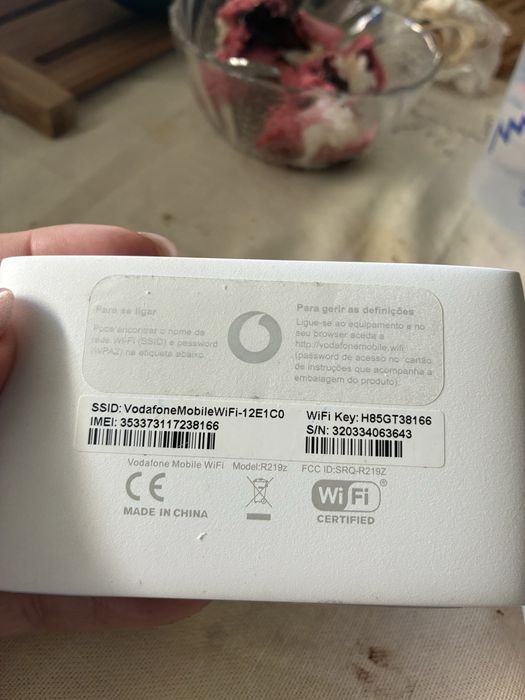 Router wifi movel vodafone