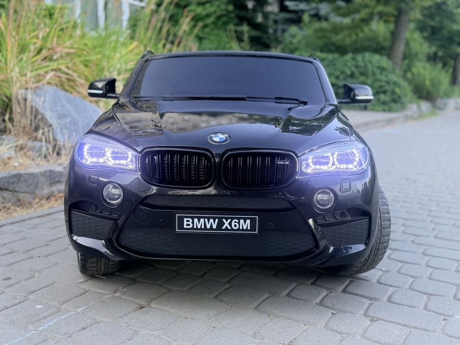 Дитячий двомісний електромобіль Джип BMW X6M JJ2168 з пультом. Электромобиль