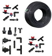 Крапельний полив.Трубкв сліпа.Емитер крок 20,25,33,50см.