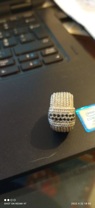 Anel em prata e pedras