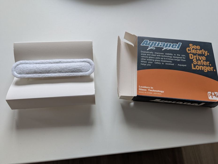 Aquapel tratamento vidros repelente de água