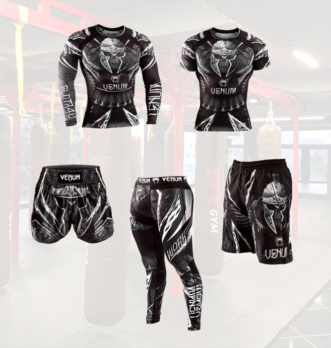 Комплект 3 в 1 Venum Gladiator 4.0, венум рашгард, футболка.