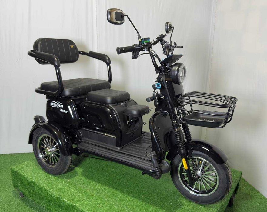 Тяговий трицикл Oscar Trio2 (2026) 1200W Триколісний скутер 300кг