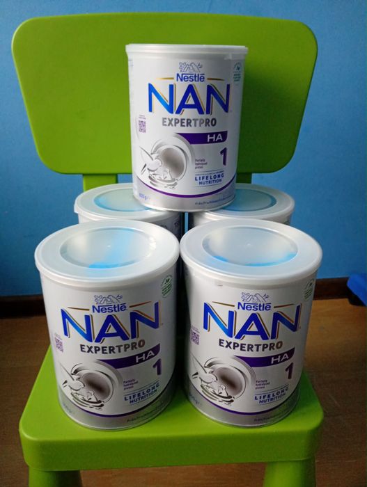 MLEKO NAN 1, 800 gram, 10 sztuk