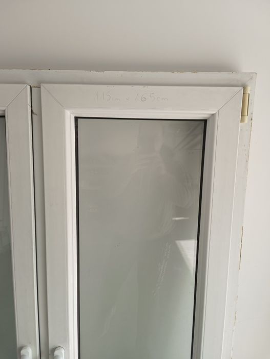 Okna 115x 160 plastik stan bardzo dobry