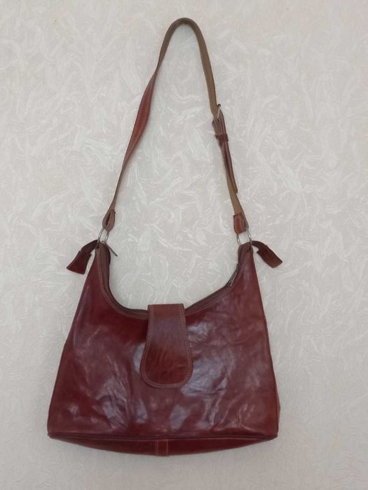 Винтажная кожаная сумка СССР.