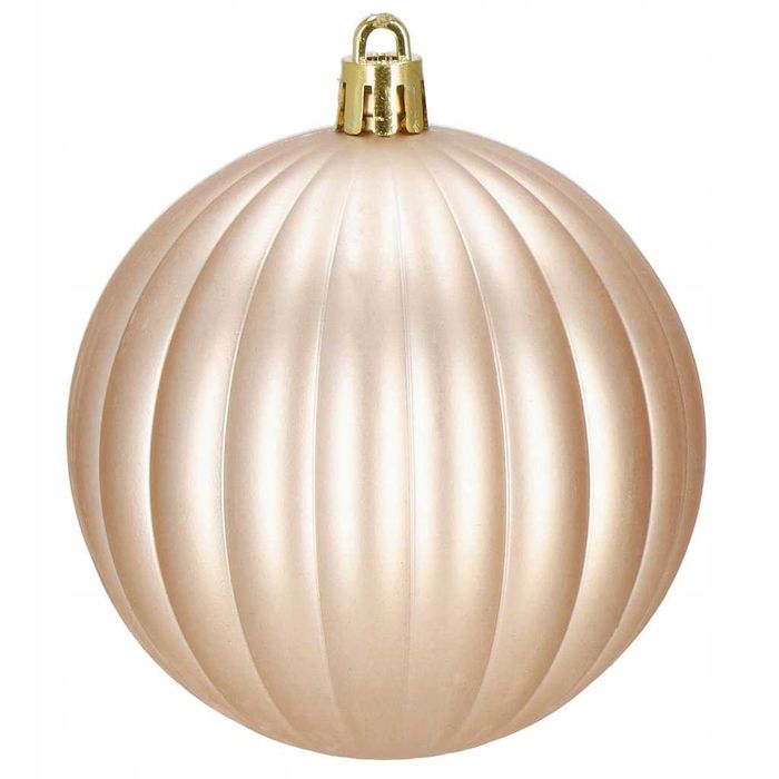 BOMBKI na Choinkę Czerwone Odcienie GOLD 30szt ZDOBIONE 8cm NIETŁUKĄCE