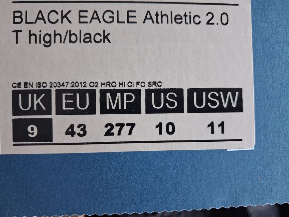 Botas militares Haix athletic 43