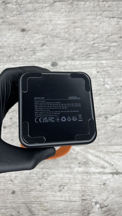 Потужний павербанк для ноутбука Пруве Proove 60000 mAh 65w з гарантією