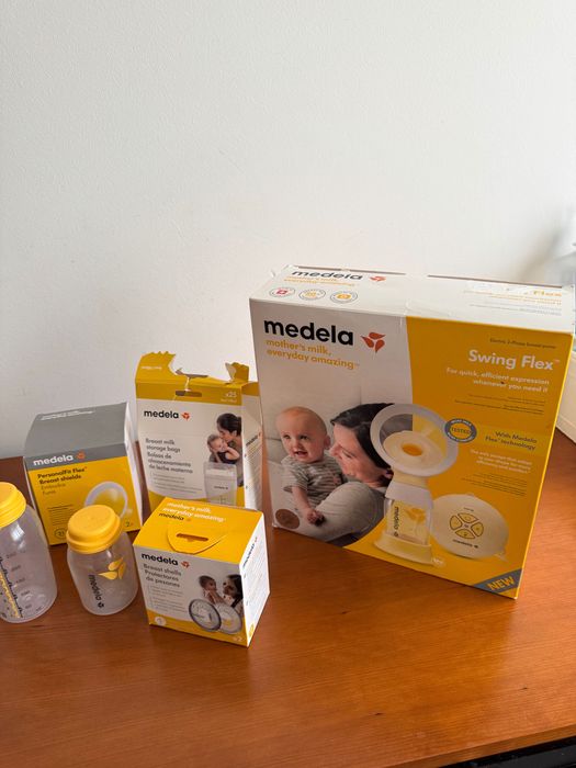 Vendo Bomba de Leite Elétrica MEDELA Swing com acessórios