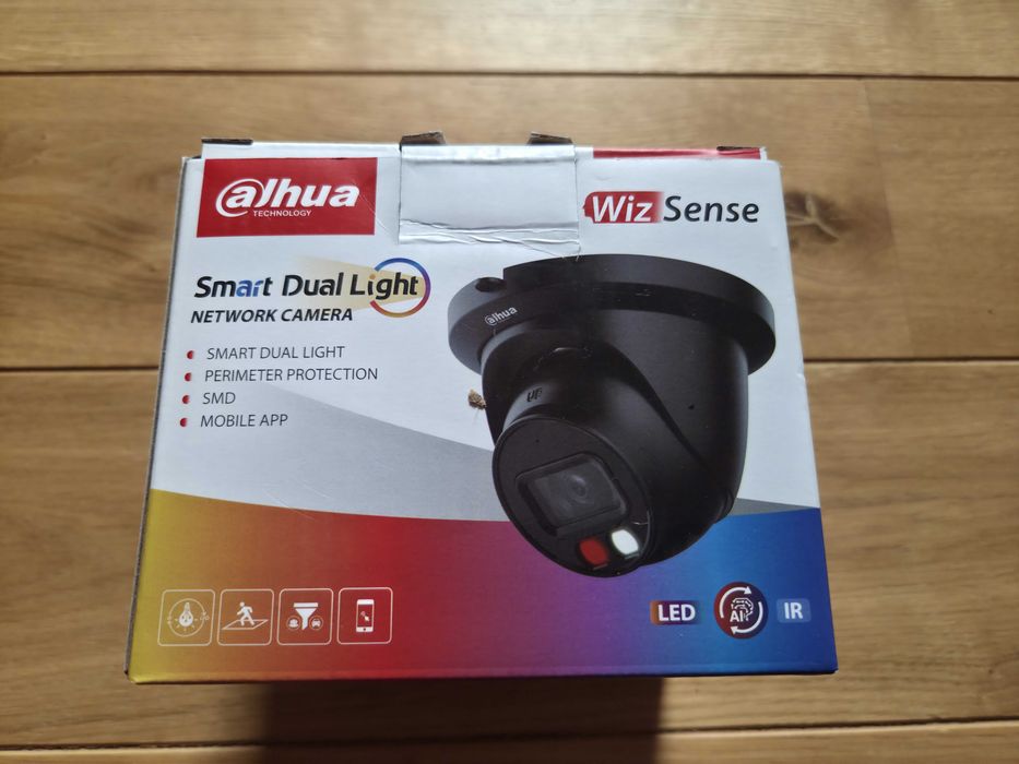 Nowa Kamera IP Dahua IPC-HDW2849TM 8 Mpx Dual Light Black Czarna