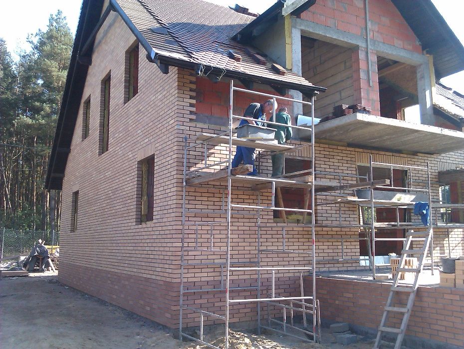 Klinkier, elewacje, ogrodzenia, murarstwo, prace wykończeniowe