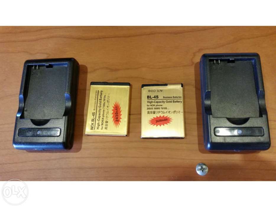 Bateria bl 4s e carregador para nokia x302