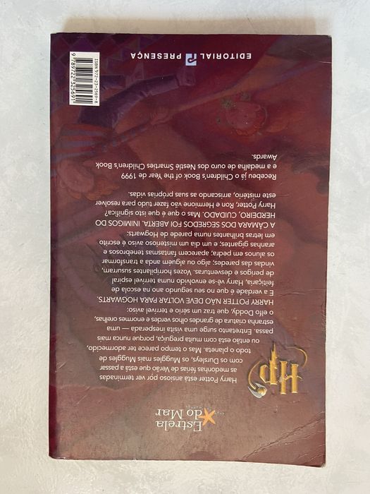 Livro “Harry Potter e a Câmara dos dos Segredos”