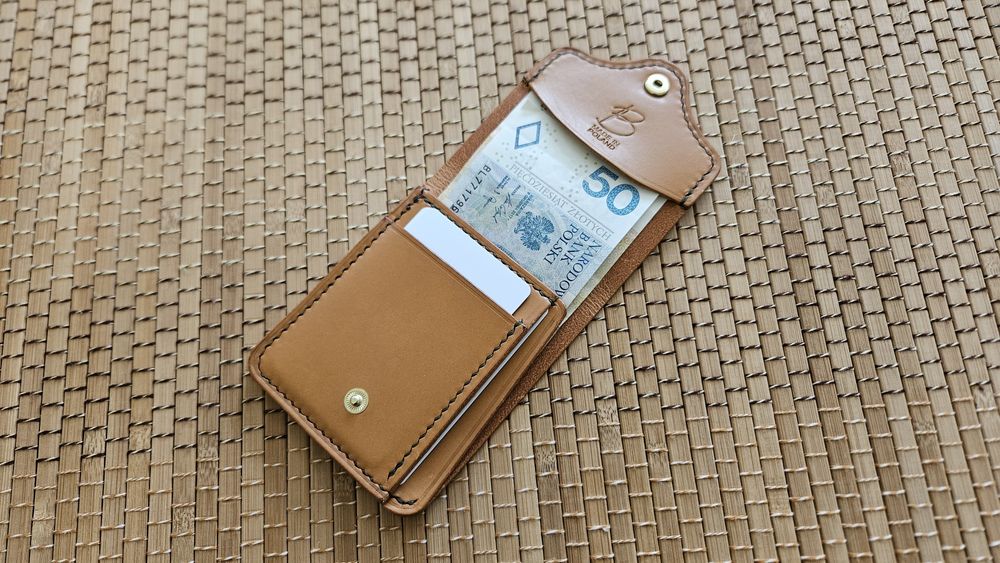 Borubar Skóroszyj - elegancki mini portfel ze skóry