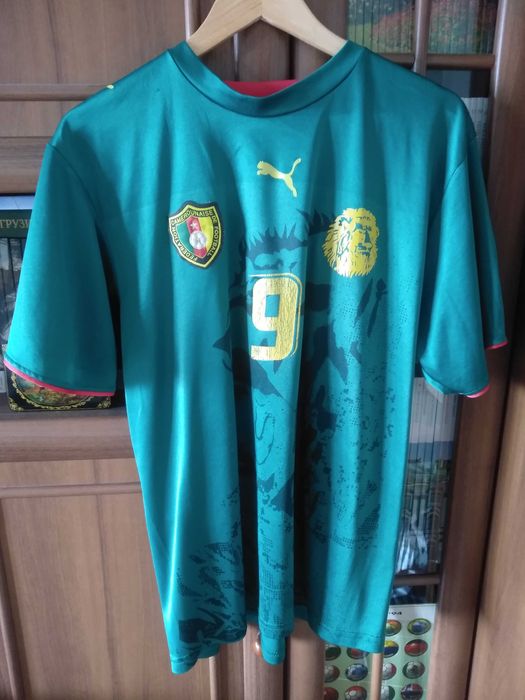 Футболка. Камерун. Самюэль Это*О. Барселона Испания/Интер Милан Италия