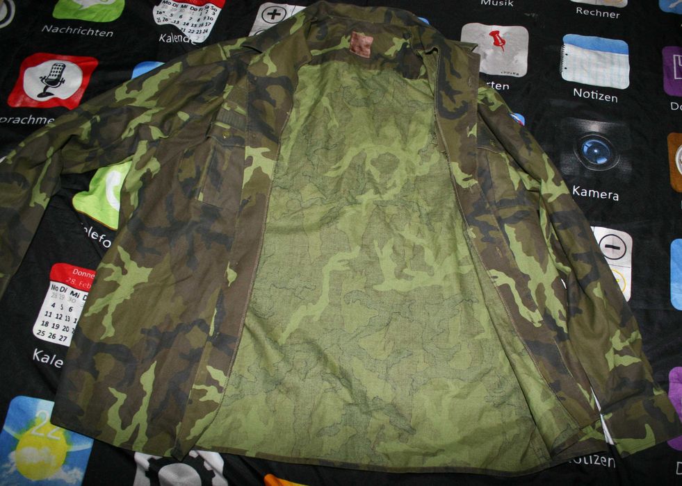 Військова сорочка чеської армії Czech Army M95 Woodland Camo Combat