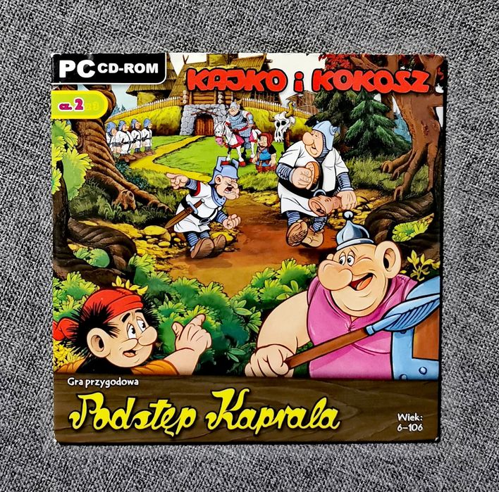 Kajko i Kokosz: Podstęp Kaprala PL gra komputerowa PC Unikat !