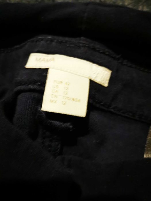 Spodnie ciążowe, H&M Mama, rozm. 42