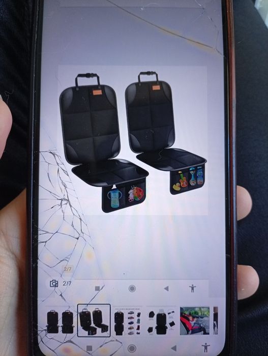 Smart elf maty ochronne do samochodu pod fotelik 2 pack