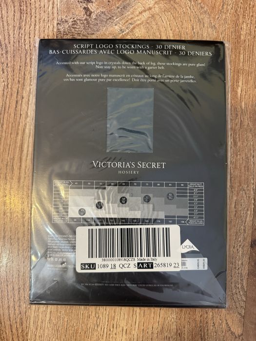Victoria’s Secret pończochy S ciemny morski kolor
