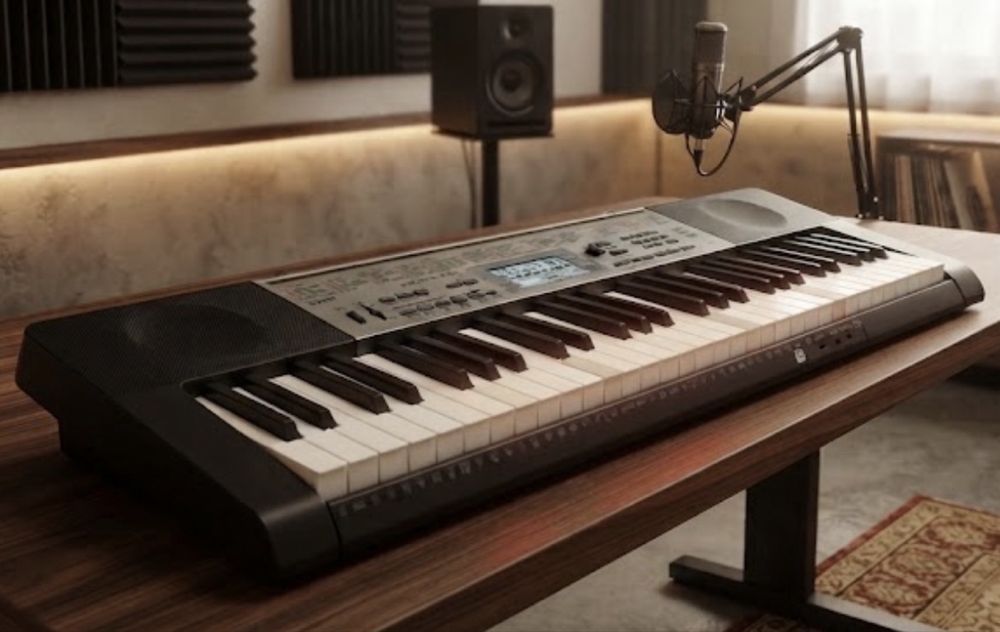 Синтезатор Casio LK-240 з підсвічуванням клавіш + блок живлення (Чудовий стан)