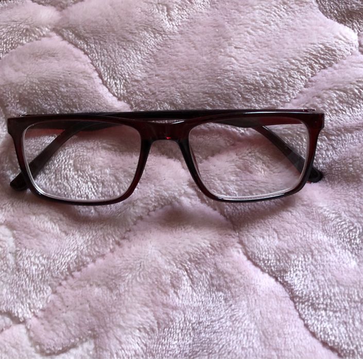 Окуляри вишневі -1,5