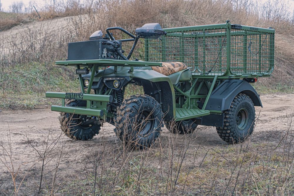 Електроквадроцикл вантажний HIMAKS Military Lite 72V 2500W для ЗСУ