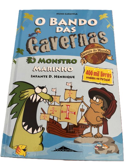 Livros "O Bando das Cavernas" 1 e 5